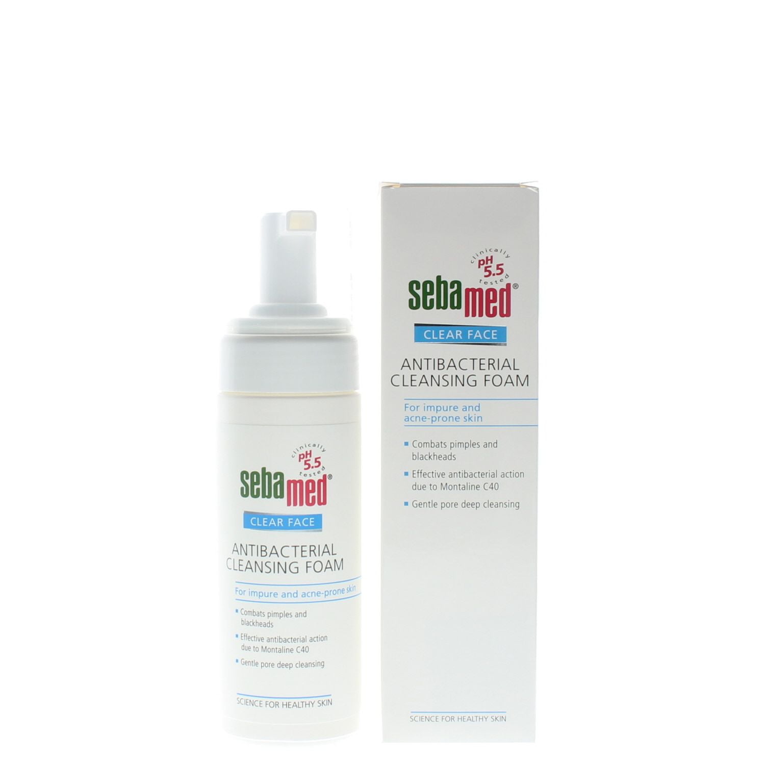 Sebamed Clear Face Antibacterial Cleansing Foam For Impure And Acne