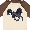 thumbnail image 4 of Inktastic Beautiful Galloping Black Horse Boys or Girls Long Sleeve Baby Bodysuit, 4 of 5