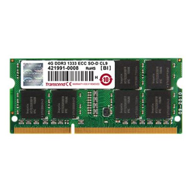 Transcend 8gb Ddr3l 1600 Ecc Sodimm Cl11 2rx8 Walmart Com Walmart Com