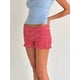 thumbnail image 3 of Y2k-pantalones cortos ajustados fruncidos para mujer, pantalones cortos básicos informales de verano, Micro Boxer ajustados con volantes de cintura elástica, ropa de calle, 3 of 5