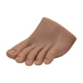 thumbnail image 1 of HILABEE Soft Silicone Nail Practice Foot Model Movable Manicure Mannequin Fake Toes Equipment for Beginners Artists Beginners Training Left C, 1 of 9