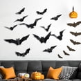 thumbnail image 5 of Haillom Halloween Stickers 3D Animal Festival Decorations Home PVC Window Decals Ornaments, 24Pcs, Type 1, 5 of 10
