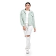 thumbnail image 5 of Chamarra Teddy con brillo Roman Fashion /Juvenil, 19462 (Menta) verde claro CH, 5 of 5