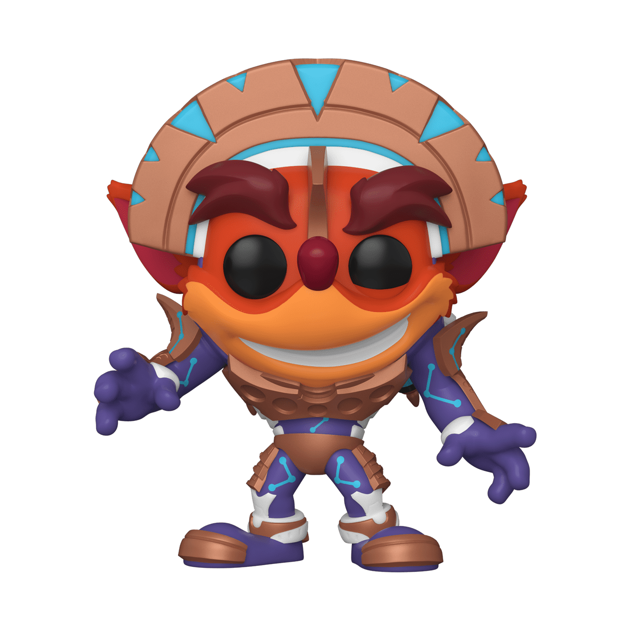 Funko POP! Games: Crash Bandicoot - Crash in Mask Armor (Metallic) - 2021 FunKon Exclusive - Walmart.com