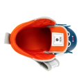thumbnail image 4 of ikiki Spider Squeaky Toddler Shoes | Blue/Gray, 4 of 10