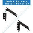 thumbnail image 2 of Tilting TV Wall Mount Bracket for Small TV and Computer Monitors, Low-Profile Design with Quick Release Function, Fits 24, 27, 30 and 32 Inch Screens Up to VESA 100, 44 Lbs Capacity, Black, 2 of 5