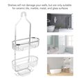thumbnail image 3 of Cesta De Baño De 2 Capas Montada En La Pared, Cesta De Baño De Montaje En Pared, Almacenamiento Caddy, Organizador De Almacenamiento A Prueba De Herrumbre, Cesta Para Champú, 3 of 7