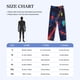 thumbnail image 4 of Balery Neon City Map Pantalones de pijama para hombre, pijama ultraligero, pantalón de descanso-X-Large, 4 of 6