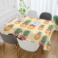 thumbnail image 2 of Yayeee Tablecloths 60" x 120" Rectangle Wrinkle Resistant Party Table Cover, Sunshine Pineapples, 2 of 8