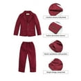 thumbnail image 4 of LOLANTA Boys Suit 2PCs Tuxedo Jacket Formal Wedding Ring Bearer Outfit, 4 of 6
