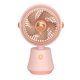 thumbnail image 2 of Puntoco nuevo mini ventilador de mano con carga USB mini ventilador silencioso giratorio de 360 ° soplado de pelo fácil de llevar mini ventilador, 2 of 5