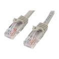 thumbnail image 2 of StarTech.com Cat5e Ethernet Cable - 100 ft - Gray- Patch Cable - Snagless Cat5e Cable - Long Network Cable - Ethernet Cord - Cat 5e Cable - 100ft (45PATCH100GR) - Patch cable - RJ-45 (M) to RJ-45 (M) - 100 ft - UTP - CAT 5e - snagless - gray, 2 of 2