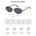 thumbnail image 5 of Lentes de Sol SOJOS de Moda Ovalados Redondos Polarizados SJ1248 Carey, 5 of 5