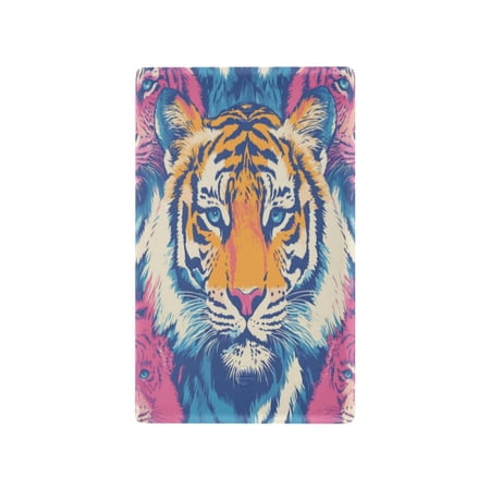 Switch Panel Switch Decoration 2.76x4.53x0.28 Inches Duplex Outlets Switch Plate Wall Plates Living Room Kitchen Bedroom Study Switches Colorful Pretty Tiger