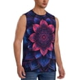 thumbnail image 2 of Daiia Bohemian Vintage Pattern Printed Men's Tank Tops,Casual Soft Sleeveless Gym Muscle Shirts Bodybuilding Tee-Large, 2 of 8