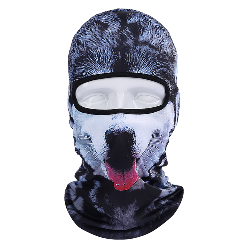New 3D Animal Outdoor Bicycle Cycling Ski Hat Balaclava Full Face Mask Cat Dog 