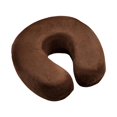 thumbnail image 3 of Almohada de , almohada para cuello, compacta, transpirable, cómoda, de espuma viscoelástica, soporte para cabeza y cuello para uso en casa o Café oscuro, 3 of 8