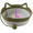 L-Army Green-Cotton Rope Cat Basket Bed- A7, variant on Cat Basket - Interactive Cotton Rope Bed for Cats & Kittens, Foldable Scratchable Nest, Natural Durable Pet Hideaway