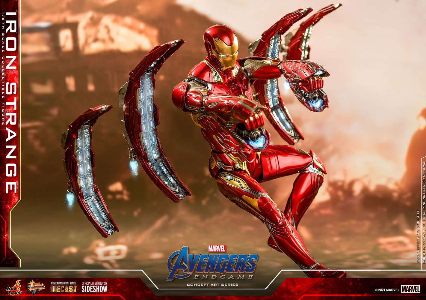 Marvel Movie Masterpiece Diecast Iron Strange Collectible Figure