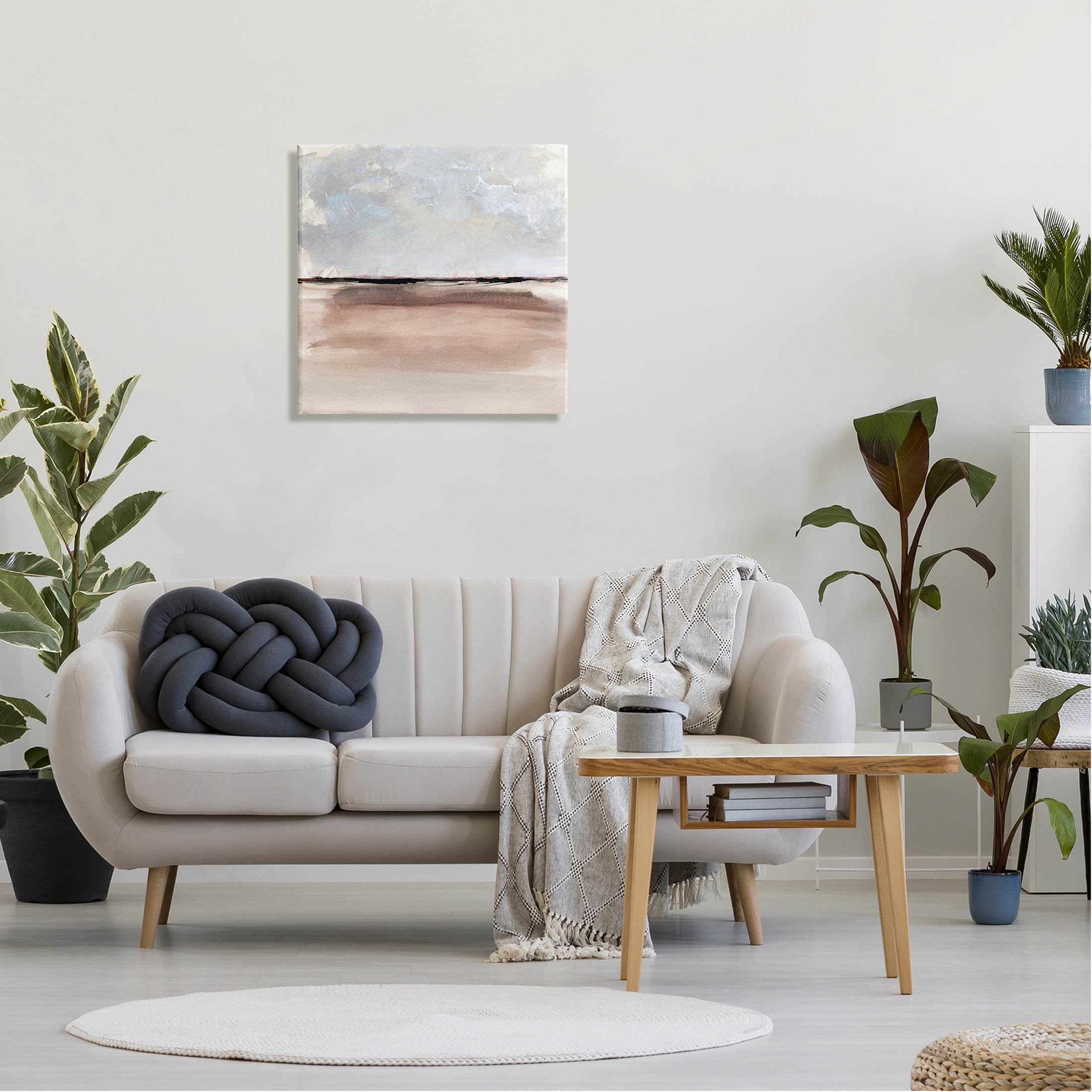 Stupell Industries Abstract Vast Landscape Scenery Painting Gallery Wrapped Canvas Print Wall Art, Design by Susan Jill