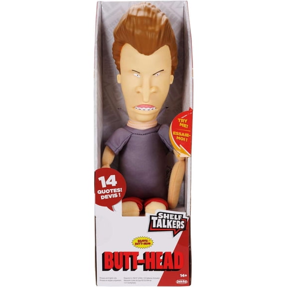 Beavis & Butt-Head Shelf Talkers Butt-Head Pull String Plush Figure with Sounds