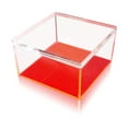 thumbnail image 5 of OnDisplay Electric Neon Luxe Clear Acrylic Storage Treasure Box - Medium, 5 of 7