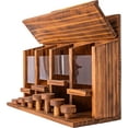 thumbnail image 4 of VASGOR Squirrel Feeder Table, Wooden Squirrel Picnic Table Feeder, Durable Squirrel Feeder Corn Cob, with Solid Structure, Stable Squirrels Stool Bar, 16 x 12 x 7 Inches, 4 of 9