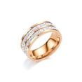 thumbnail image 2 of Anillo de mujer, adornos de joyería, decoración de mano, hermosos anillos románticos brillantes para mujer, accesorio de moda, decoración de Ropa, zapatos y accesorios Miscelánea Oro rosa/2 capas Minnieouse AP015313-06, 2 of 6
