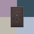 thumbnail image 5 of Amerelle 74RRAZ Moderne Wallplate 2 Rocker Cast Metal Aged Bronze 1-Pack, 5 of 7