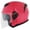 Glossy Pink, variant on 1STORM MOTORCYCLE OPEN FACE HELMET SCOOTER CLASSICAL KNIGHT BIKE DUAL LENS/SUN VISOR HJK526 Glossy Pink