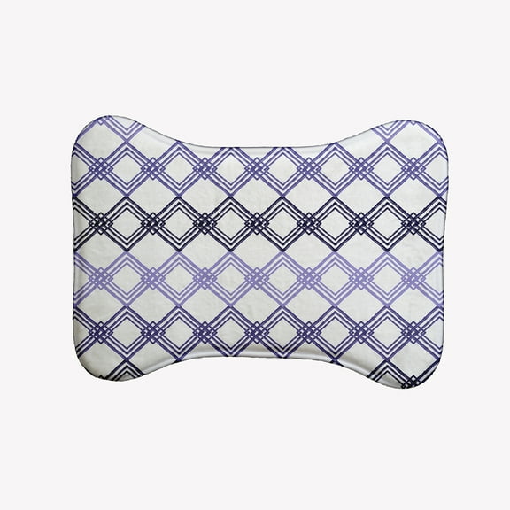 Simply Daisy Geometric Bone Shape Pet Feeding Mat for Dogs