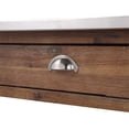 thumbnail image 6 of Bowery Hill Wood/Stainless Steel Kitchen Cart in Wire-Brush Brown, 6 of 6