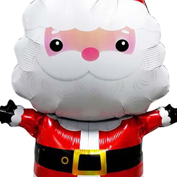 Globos de película de aluminio de Navidad Decoración de muñeco de nieve de Papá Noel para escenario de bar (A) JShteea Libre de BPA