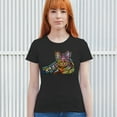 thumbnail image 3 of Tee Hunt Dean Russo Cute Cat T-Shirt First We Steal Your Heart Pet Women's T-Shirt Tee, 3 of 5
