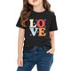 thumbnail image 4 of Blusas y camisas de manga corta con cuello redondo para niños y niñas, camisetas gráficas de manga corta, blusas con estampados bonitos para la temporada escolar., 4 of 9