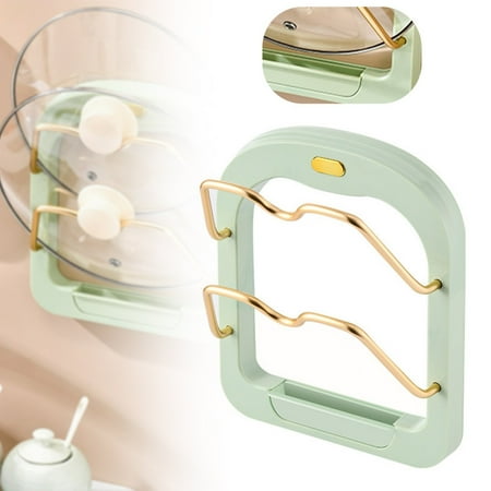 

Zjfmsh Bathroom Organizer Clearance Pot Lid Holder 2024 New Stainless Pot Lid Holder Pot Lids Organizer Rack Upgrade Multifunctional Pot Lid Organizer For Stovetop Spoon Rest Pot Lids Holder For Cabin