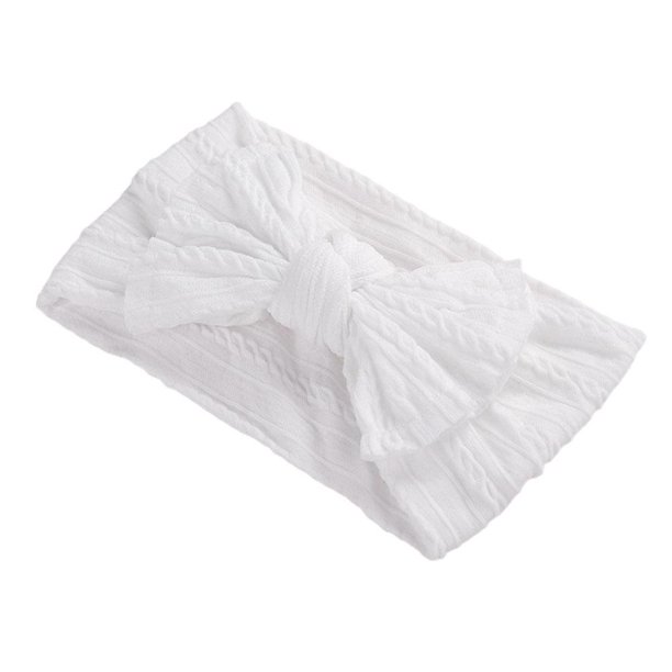 Diadema Para Bebé Recién Nacido, Banda Para El Pelo Con Lazo, Accesorios Para El Cabello De Jacquard De Punto De Color Sólido Para El Día A Día, 2021 Methold BA001509-06