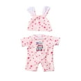 thumbnail image 2 of ToyKingdee Doll Rabbit Pajamas with Shoes Adorable Doll Decoration Outfit for Dolls Easy to Dress Up with Zipper Design Creative Imagination, 2 of 6