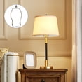 thumbnail image 4 of TAILTOSS Convertisseur de Harpe pour Lampes Forme Corne en Fer Élégant 6 Pouces, 4 of 8