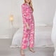 thumbnail image 3 of Balery Love Conjunto de Pijama con Estampado para Mujer, Conjunto de Dos Piezas con Manga Larga, Ropa de Dormir Suave con Bolsillos, Pijamas Cómodos-Large, 3 of 7