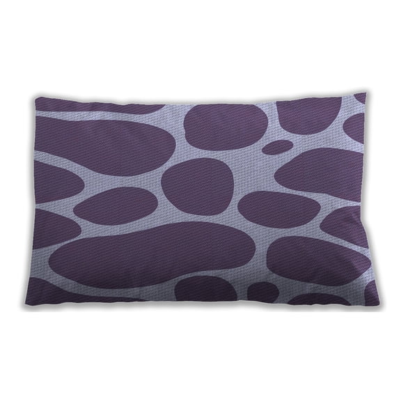 Ahgly Company Outdoor Rectangular Contemporary Lumbar Throw Pillow, 13 inch by 19 inch