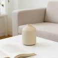 thumbnail image 4 of UYUH Beige Small Ceramic Vase,Dry Flower Vases Minimalism Style for Modern Table Shelf Home Decor,Fit for Fireplace Bedroom Kitchen Living Room Centerpieces Office Desk Best Decoration, 4 of 7