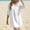 Z02#White, variant on Fesfesfes Womens Dress Floral Print V Neck Spring Dress Loose Casual Short Sleeve Beach Cover Up Tassel Tunic Dress