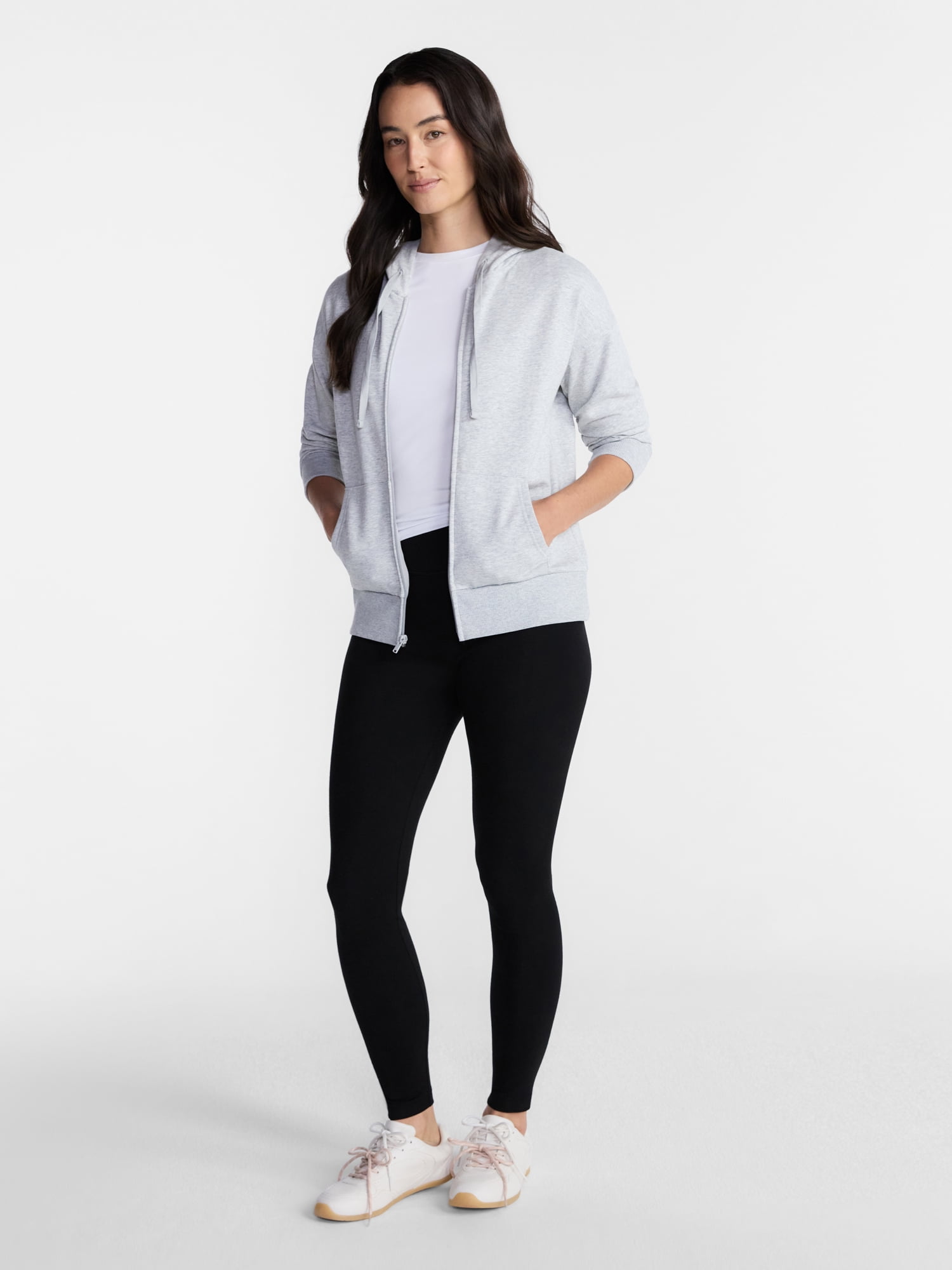 Time and Tru Women's Ankle Length Knit Leggings, 27" Inseam, XS-XXXL