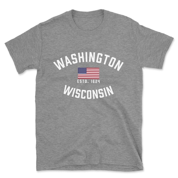 Washington Wisconsin Patriot Men's Cotton T-Shirt