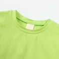 thumbnail image 5 of TOWED22 Girls Summer Outfits Casual Lounge Set Cap Sleeve T Shirt and Elastic Waist Shorts 2 Piece Clothing Sets(Mint Green,10-11 Y), 5 of 9