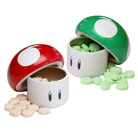 Super Mario Mushroom Sour Candies 1 Oz Tin - 12 ct