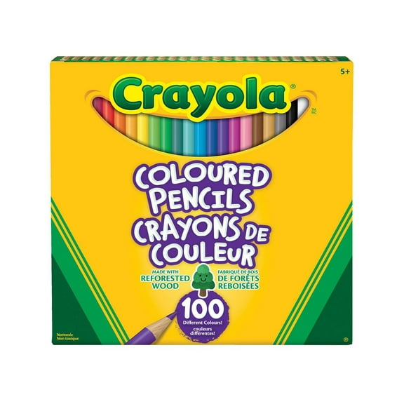 Crayola Coloured Pencils, 100 Count, 100 coloured pencils