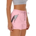 thumbnail image 6 of LEKWK Running Shorts for Women with Liner High Waisted Drawstring Shorts with Zipper Pockets Quick Dry Slim Fit Comfy Workout Shorts for Summer Athletic Gym Yoga, 6 of 9