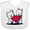 AA-White, variant on Inktastic Valentine Westie Duo Boys or Girls Baby Bib